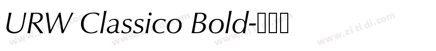 URW Classico Bold字体转换 URW Classico Bold字体转换